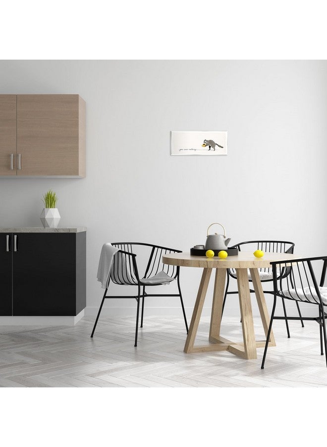 Stupell Industries You Saw Nothing Phrase Animal Humor Raccoon Coffee, Designed by Victoria Barnes Art, 7x17, Wall Plaque - Image 2