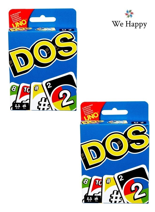 وي هابي حزمة من 2 نحن سعداء DOS التفاعلية في الأماكن المغلقة بطاقة الأسرة لعبة نشاط ممتع - Image 1