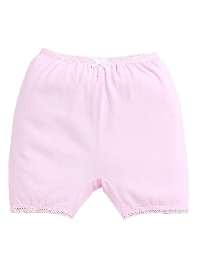 victor and jane Victor And Jane Pack of 3 - Girls Solid Bloomers with Bow Detail