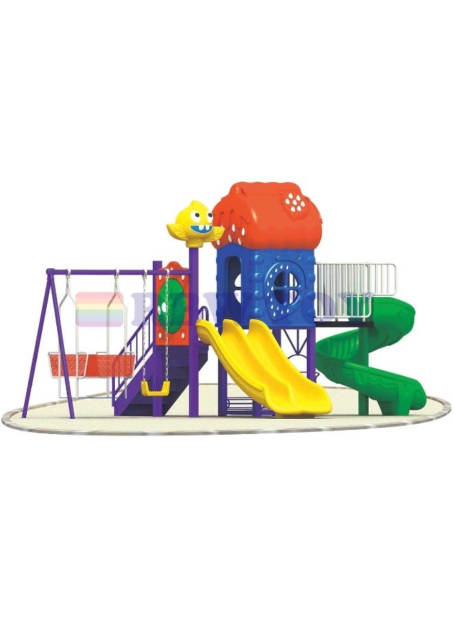 Rainbow Toys RBW TOYS Outdoor Games Set for Kids, Playset include Swing, Slide and More - Image 3
