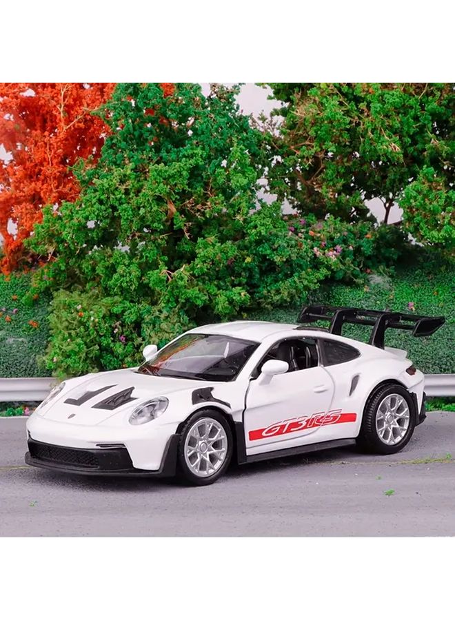 911 GT3 RS Green Alloy Car Model 1 36 Scale Diecast Vehicle Replica Pullback Action Display Stand Collectible Toy - Image 2