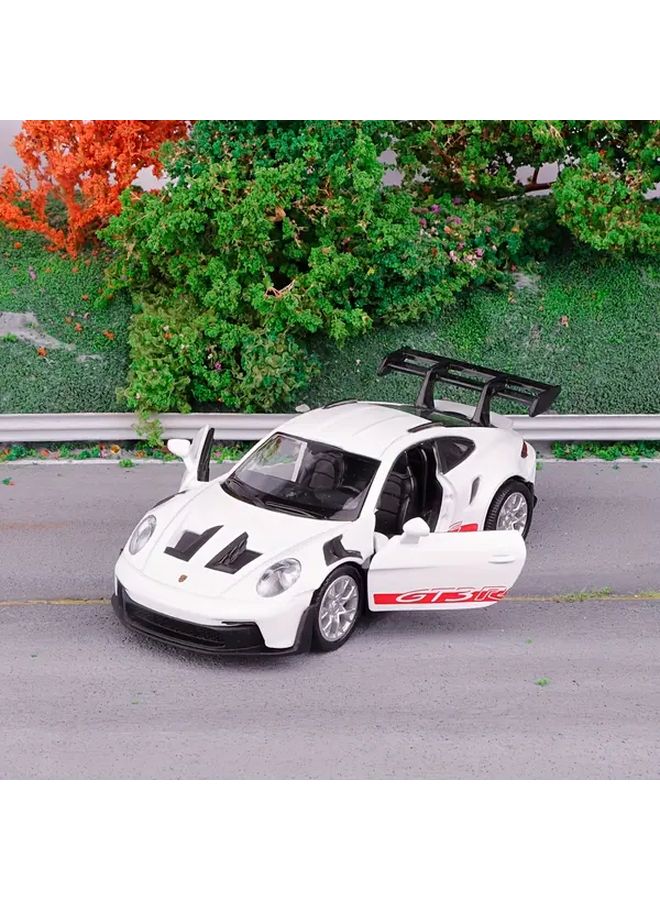 911 GT3 RS Green Alloy Car Model 1 36 Scale Diecast Vehicle Replica Pullback Action Display Stand Collectible Toy - Image 4
