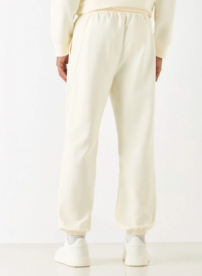 Kappa Kappa Drawstring Closure Joggers with Pockets