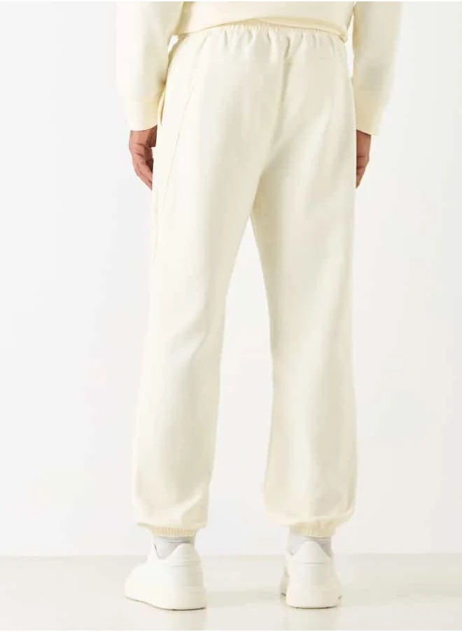 Kappa Kappa Drawstring Closure Joggers with Pockets