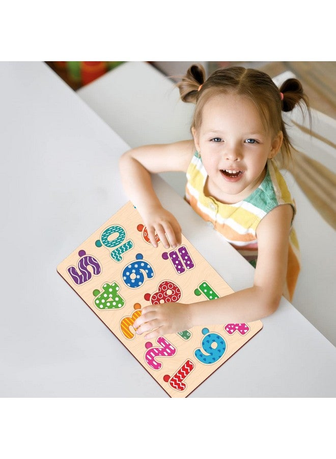 Webby Wooden Counting Numbers Montessori Educational Pre-School Puzzle Toy for 2+ Years Kid - Image 3