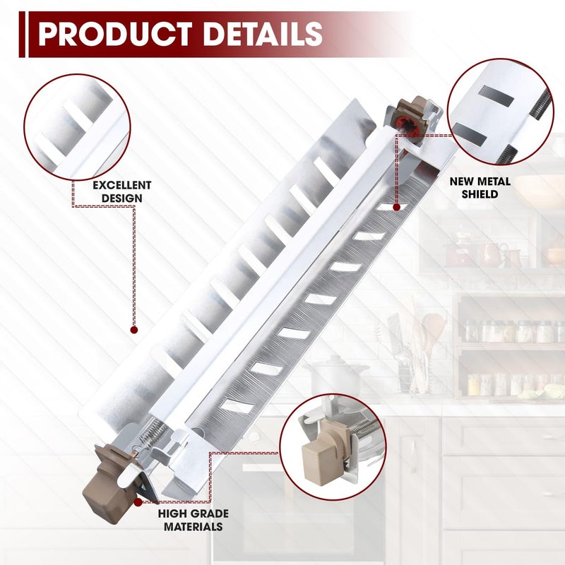 Seentech WR51X10055 Defrost Heater, WR55X10025 Temperature Sensor, WR50X10068 Defrost Thermostat - Compatible GE & Hotpoint Refrigerators - Replaces: WR51X10030, AP3183311, 914088, AH303781 - Image 3