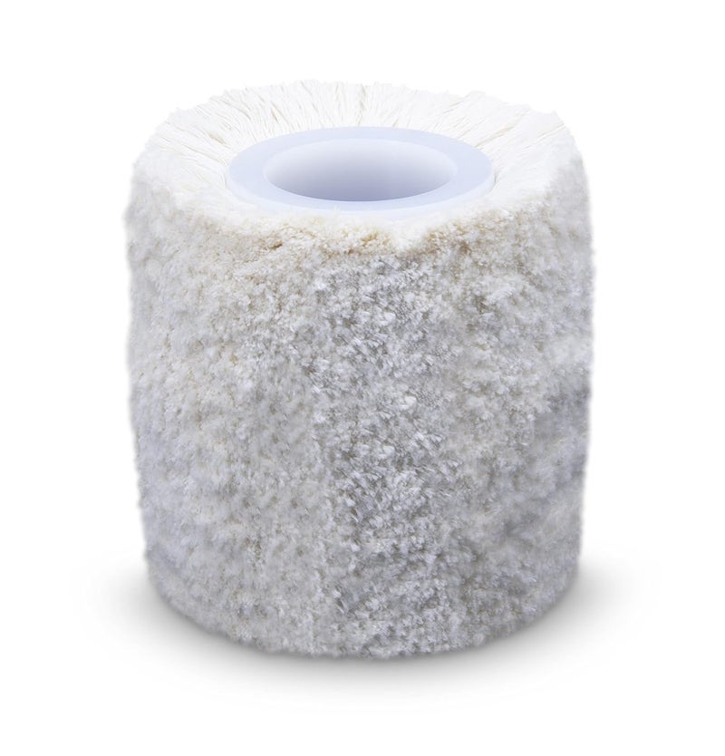 CS Unitec CS2420 Cotton Buffing Wheel, 4" Diameter x 6" Wide - Image 1