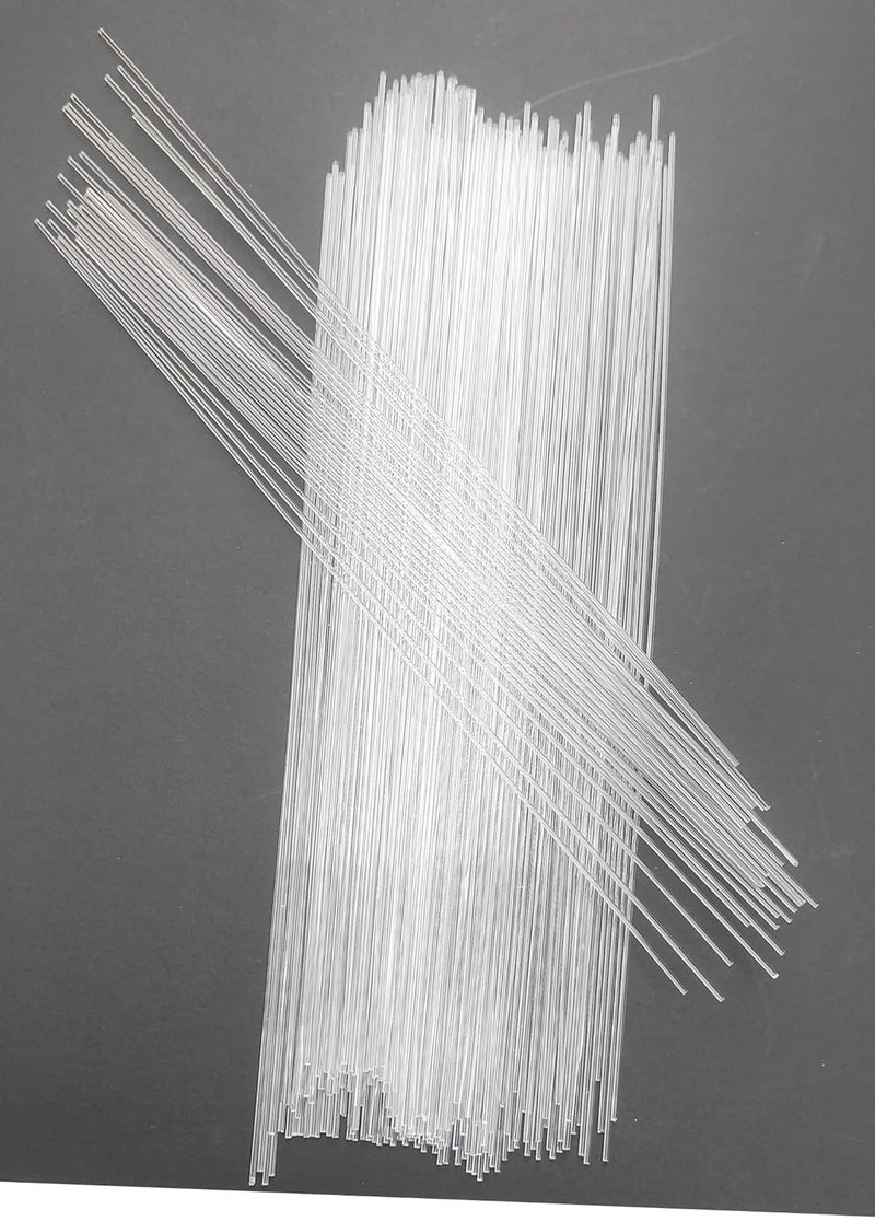 Eliphs 100 Pieces 1/16 X 12 Inch Acrylic Dowel Rods, Clear Round Plastic Rods Pls90291 for Cable Reinforcement, Plumbing, Crafts and Educational Projects - Image 2