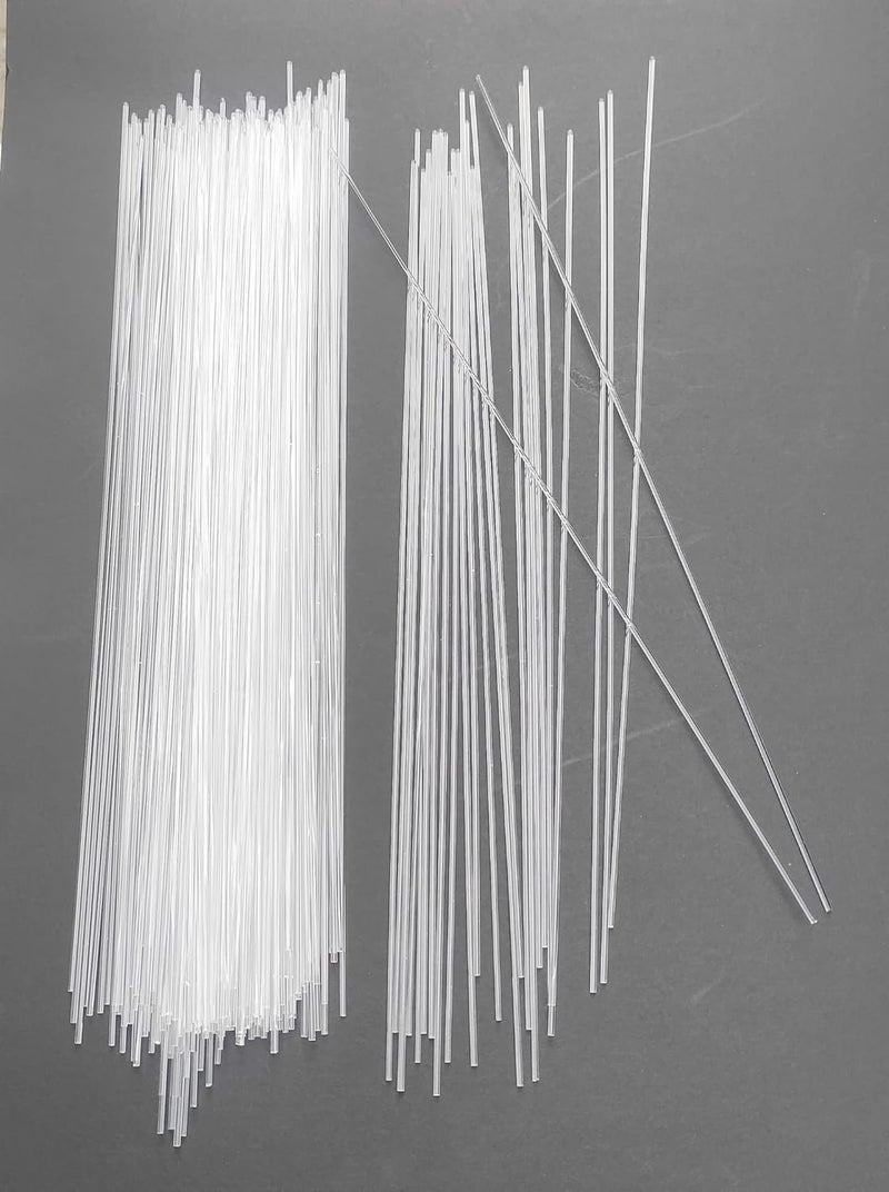 Eliphs 100 Pieces 1/16 X 12 Inch Acrylic Dowel Rods, Clear Round Plastic Rods Pls90291 for Cable Reinforcement, Plumbing, Crafts and Educational Projects - Image 3