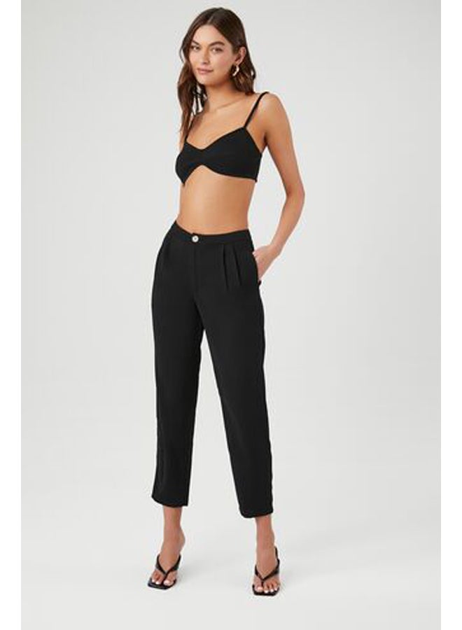 FOREVER 21 High-Rise Straight-Leg Trousers - Image 1