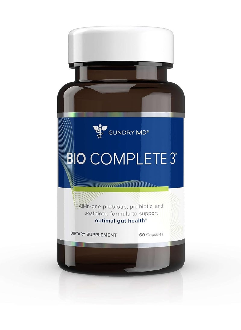 Gundry MD Gundry MD Bio Complete 3 - Prebiotic, Probiotic, Postbiotic to Support Optimal Gut Health, 30 Day Supply (New Formula)  - Image 1