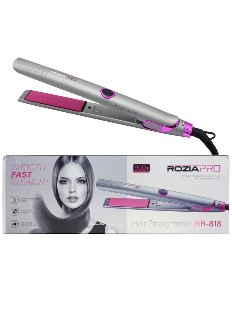 روزيابرو جهاز تمليس الشعر روزيا برو HR818 – سيراميك، محمول وقابل لإعادة الشحن - Image 5