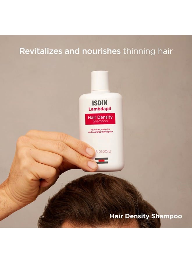 ISDIN Lambdapil Hair Loss Shampoo, Revitalizes and Nourishes Thinning Hair for Fuller Thicker Hair, 6.7 Fl Oz - Image 3