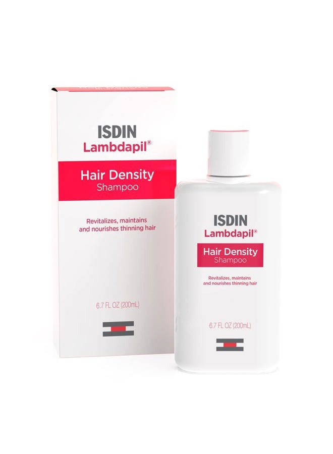ISDIN Lambdapil Hair Loss Shampoo, Revitalizes and Nourishes Thinning Hair for Fuller Thicker Hair, 6.7 Fl Oz - Image 1