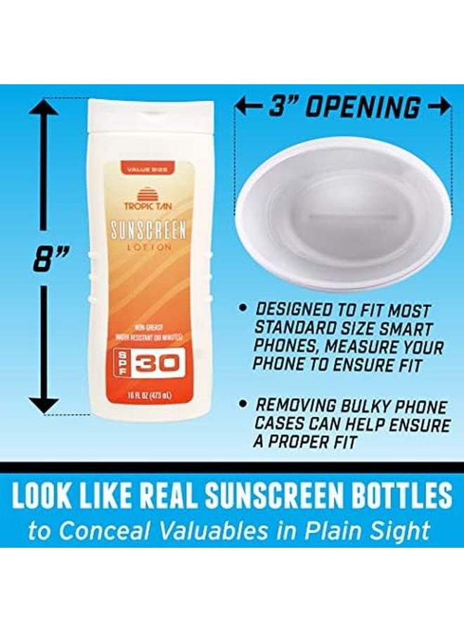 Sunscreen Diversion Safe Bottles 2 Pack Safely Hides Your Valuables - Image 4