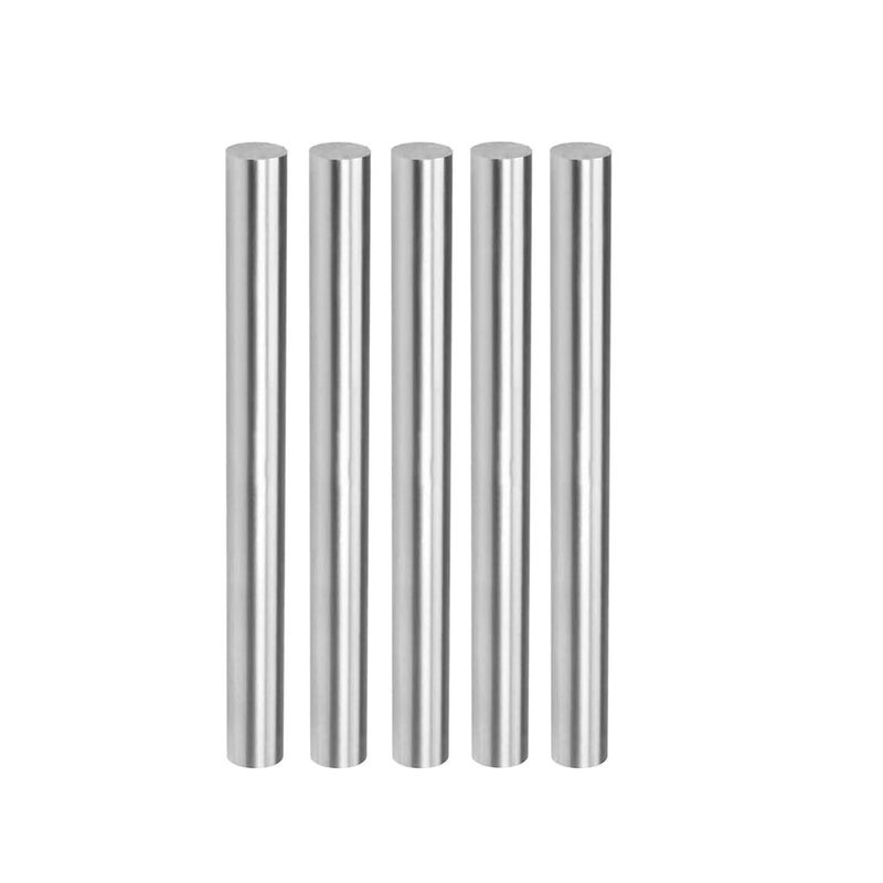 304 Stainless Steel Solid Shaft Round Rod Bar Stock 10mm Diameter 20cm Length 5 Pieces - Image 2