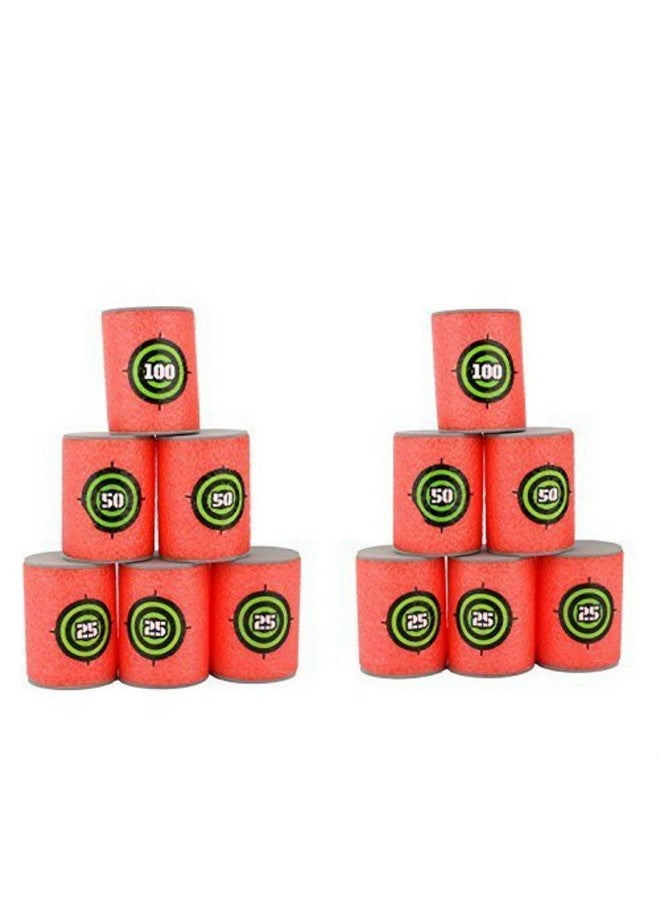 EKIND 6 Pcs Foam Can Target Compatible For Nerf Elite Series Blasters Kids Toy - Image 4