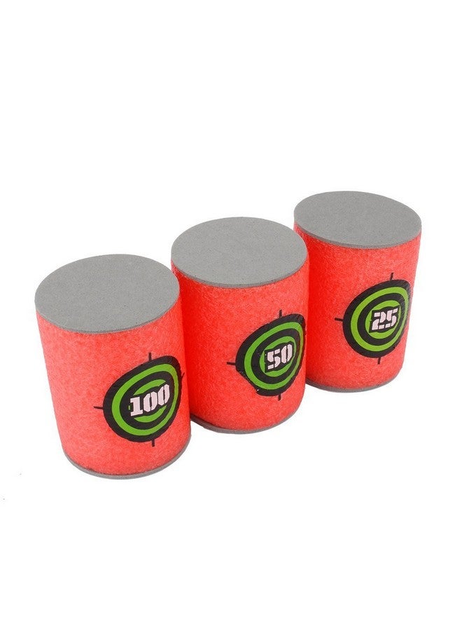 EKIND 6 Pcs Foam Can Target Compatible For Nerf Elite Series Blasters Kids Toy - Image 3