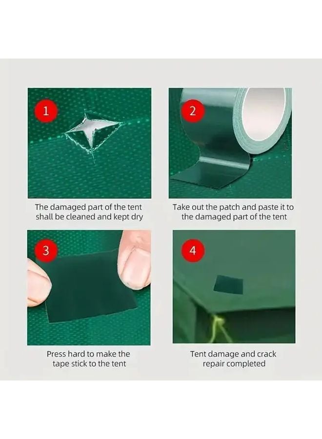 Black Waterproof Leak Proof Repair Tape for RV Tent Camping Truck Picnic - Image 5