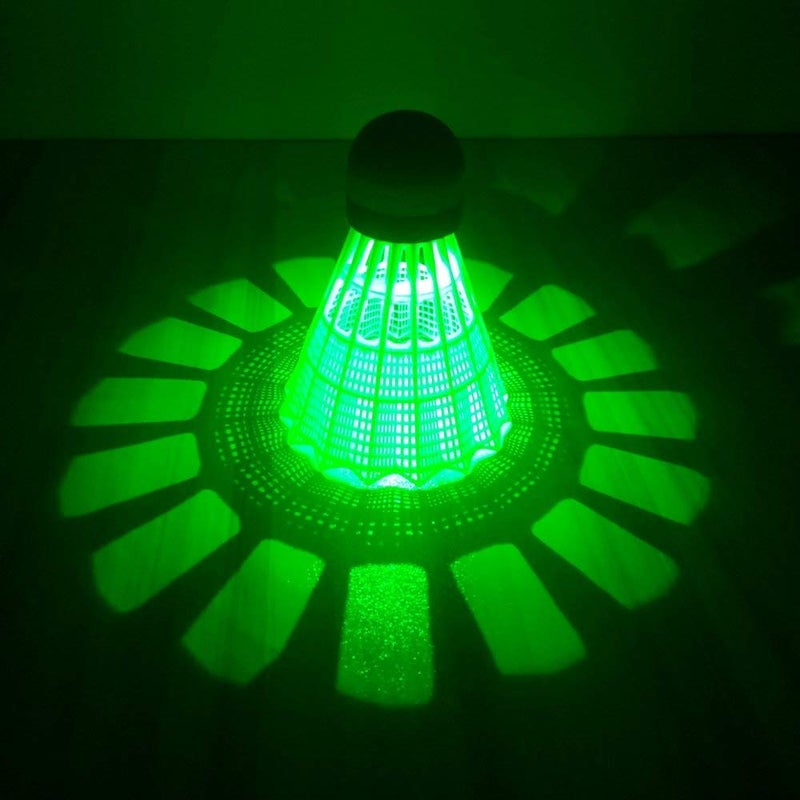 ZHENAN LED Badminton Shuttlecocks Dark Night Glow Birdies Lighting for Outdoor & Indoor Sports Activities (Nylon_5pcs) - Image 2