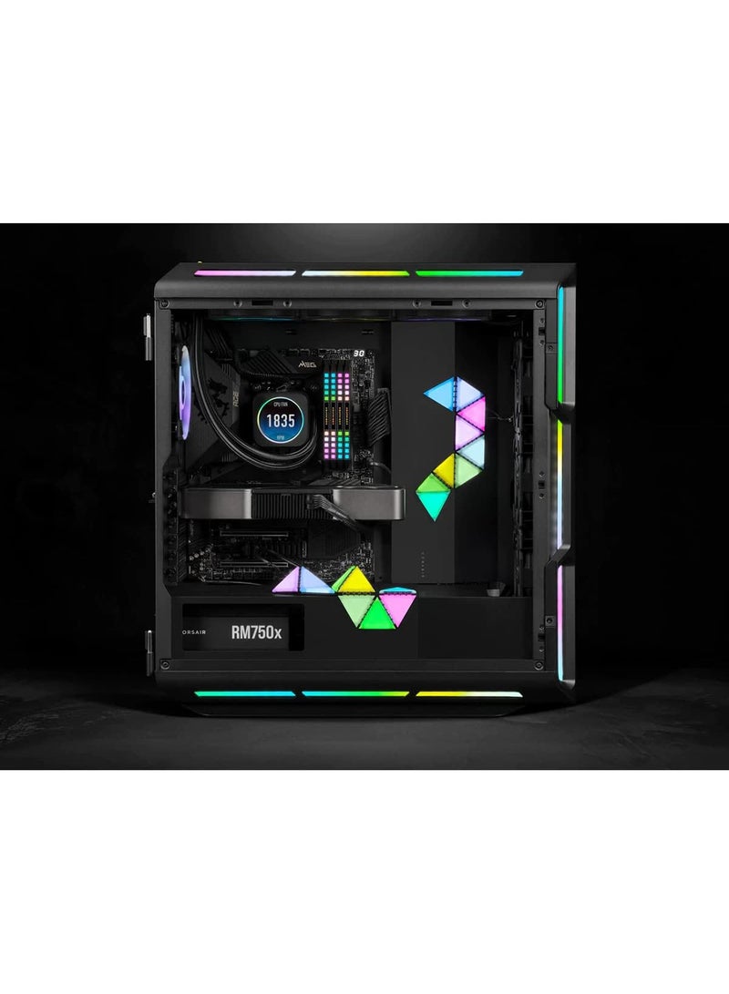 Corsair iCUE LC100 Smart Case Lighting Triangles, 9x Tile Starter Kit - Image 2