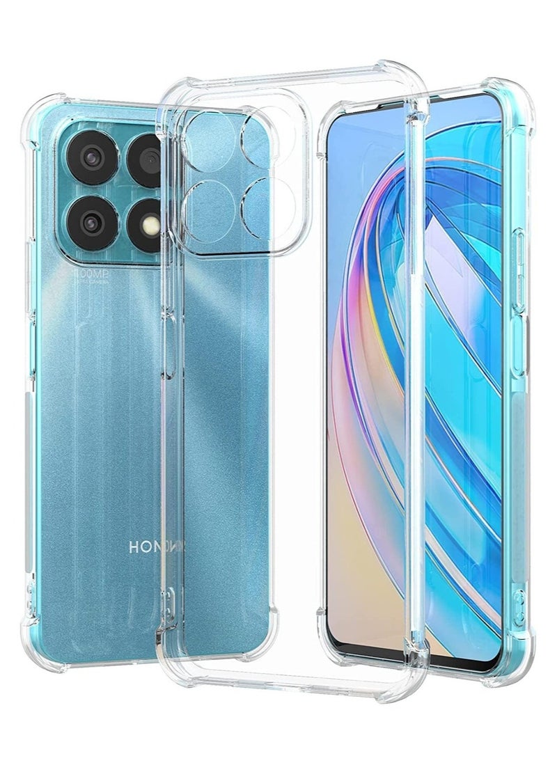 Raxoom Honor X8a Clear Case Cover Shockproof flexible Silicone Bumper Cover Transparent Anti scratch TPU Full Camera Protection - Image 3