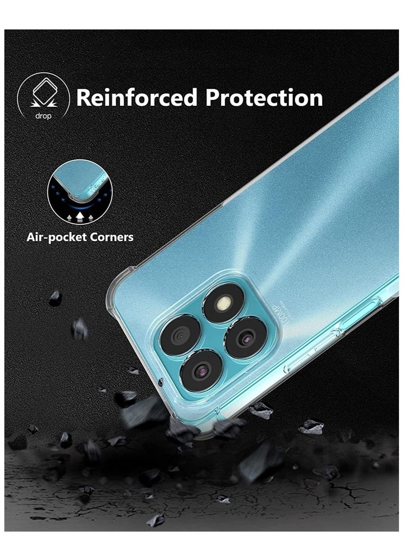 Raxoom Honor X8a Clear Case Cover Shockproof flexible Silicone Bumper Cover Transparent Anti scratch TPU Full Camera Protection - Image 5