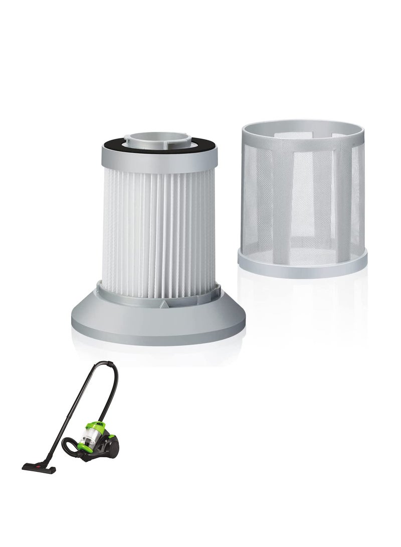 SYOSI فلتر بديل للمكنسة الكهربائية متوافق مع Bissell 2156A 1665 16652 1665W Zing Canister مقارنة بالجزء 1613056 فلتر أساسي شبكي قابل للغسل لغسالة الأرضية عبوة واحدة  - Image 1