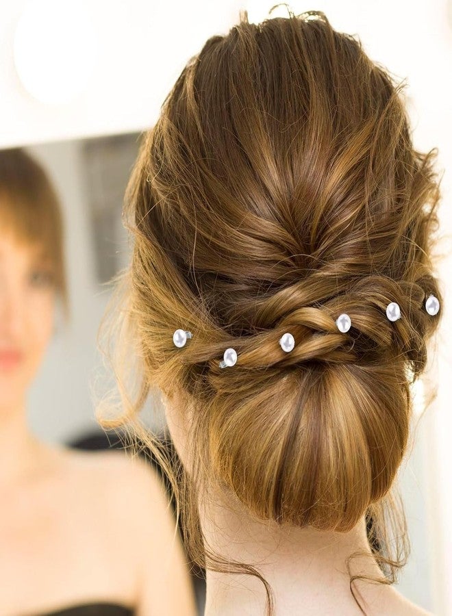 ECLATE ACCESSORIES 20 PCS Mini Pearl Hair Clips for Girls Women White Pearl Hair Pins Non Slip Hairpin Cute Hair Barrettes Braid Hair Claw Clips Brides Hair Accessories for Wedding - Image 4