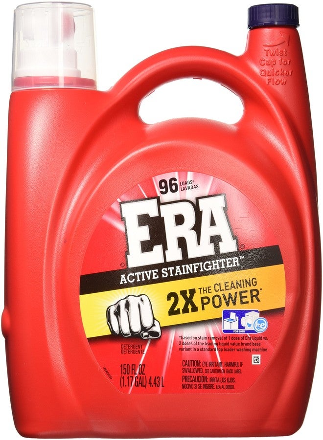 ERA Active Stainfighter Formula Laundry Detergent 96 Load, 150 Ounce - Image 1