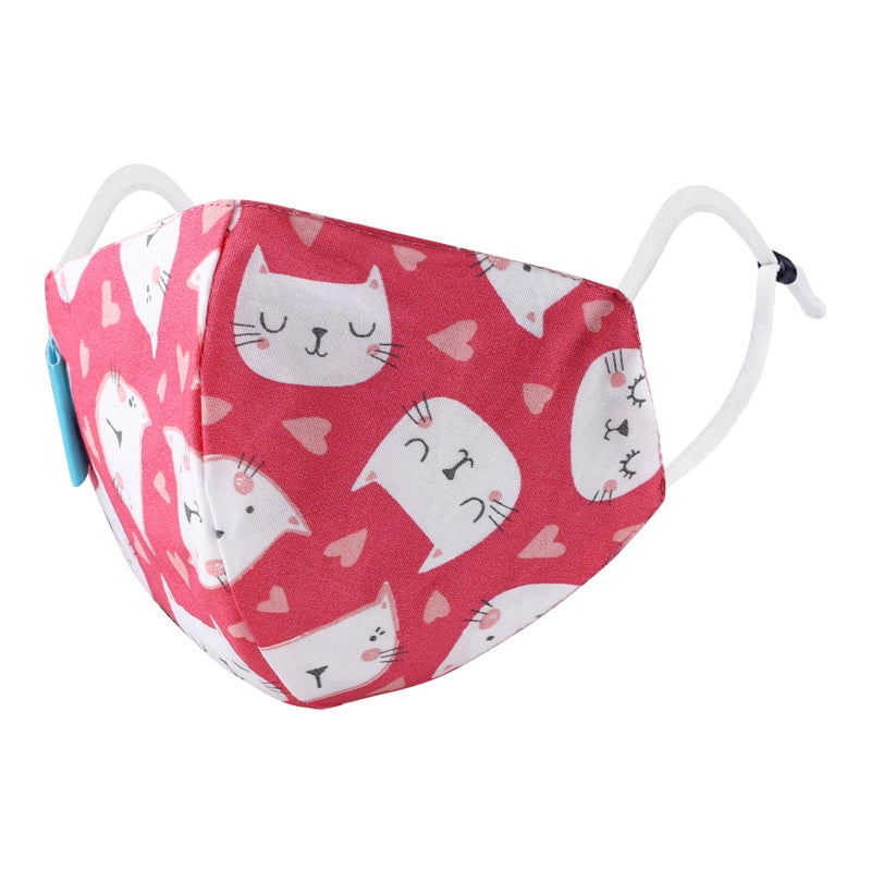 MAPLE Anti-Pollution 3 Layer Filtration System Cotton Breathable Washable And Reusable face Mask For Kids Boys/Girl Unisex Multi Colour Kids,Make in India, Pack Of 4 (Kids Age 3-6 Years Pack of 8) - Image 4