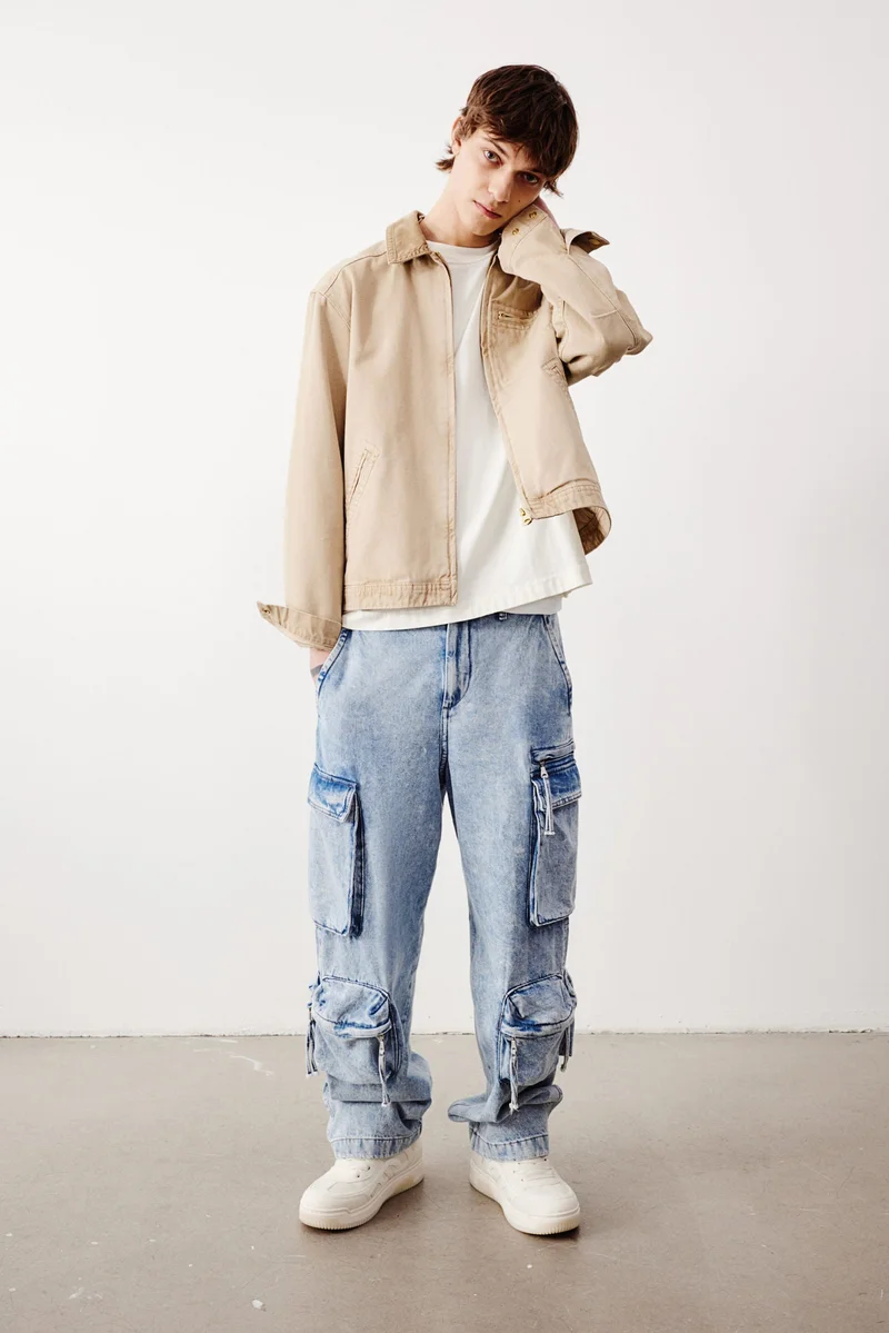 H&M Loose Cargo Jeans