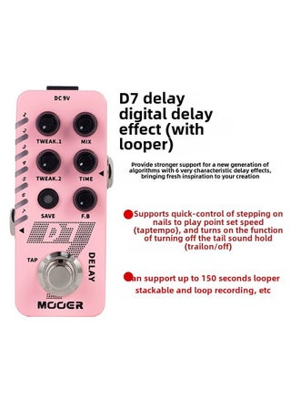 MOOER Guitar EQ Reverb Delay X2 Effects Pedal D7 DELAY digital DELAY with looper - pzsku/ZE3CBF10FE59ABC1B56C9Z/45/1746213815/fcf3db96-aa93-4f28-b48d-37bdfb9241c5