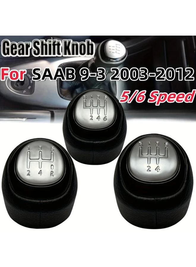 Gear Shift Lever Head Cover 5 6 Speed Durable ABS Plastic Anti Corrosion Easy Install - Image 1