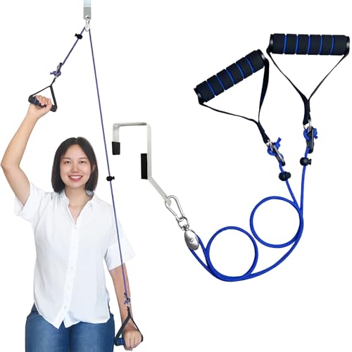 Phantawell Shoulder Pulley for Physical Therapy, Pulleys for Shoulder Rehab Over Door, Shoulder Pulley Over The Door Physical Therapy, Door Pulleys For Physical Therapy, Arm Pulley, Over The Door Pulleys - Image 1