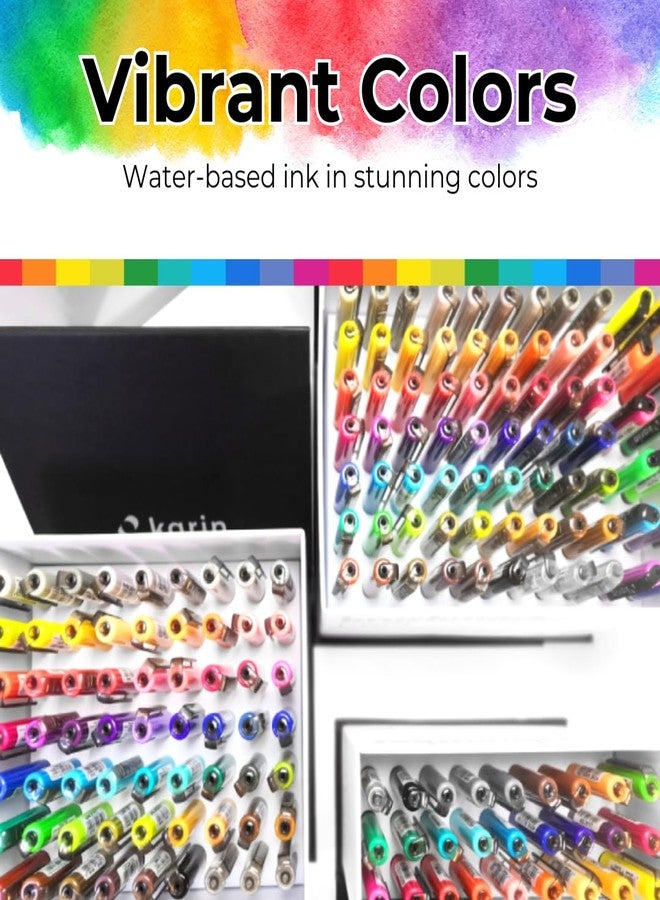 Karin Brushmarker PRO Junior 12pc Set - Safe, Super Washable Markers with 11 Vibrant Colors + Blender - Brush Tip Markers for Kids and Adults - 12 Water-based Brush Markers - for Budding Artists - Image 5