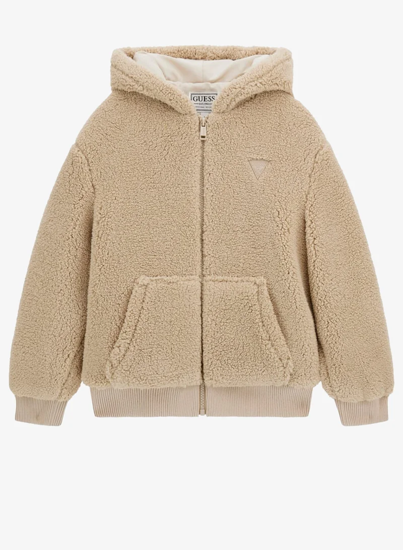 جس جاكيت أطفال من فرو صناعي