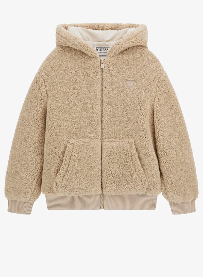 GUESS Kids Faux Fur Jacket - Image 1