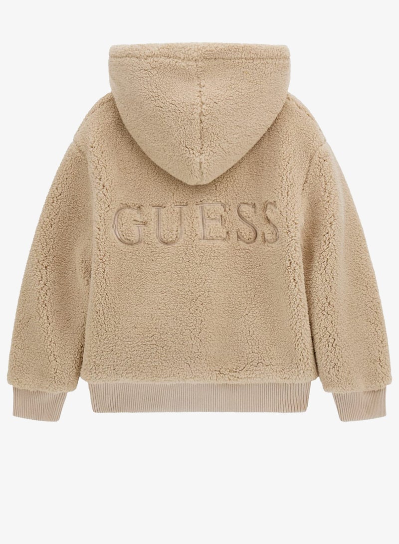GUESS Kids Faux Fur Jacket - Image 2