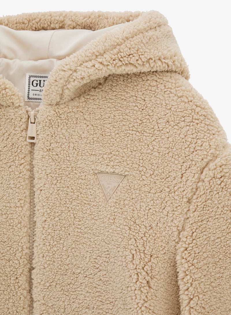 GUESS Kids Faux Fur Jacket - Image 3