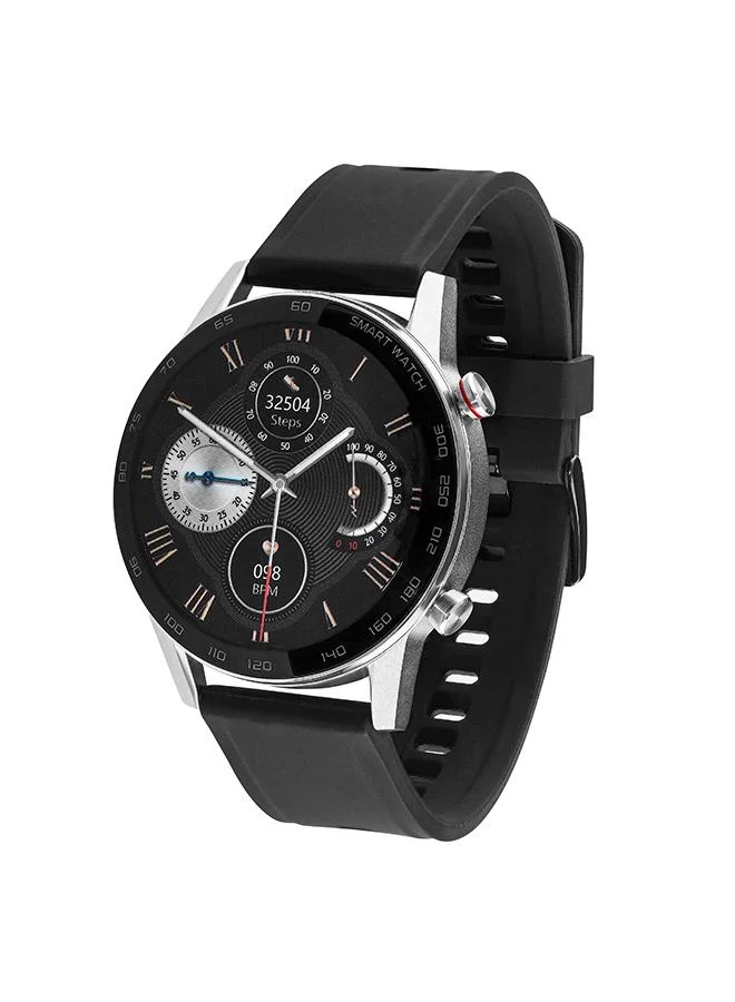 Slazenger Slazenger Unisex Quartz Movement Watch, SMART Display and Silicone Strap - SL.7.6418.5.03, Black
