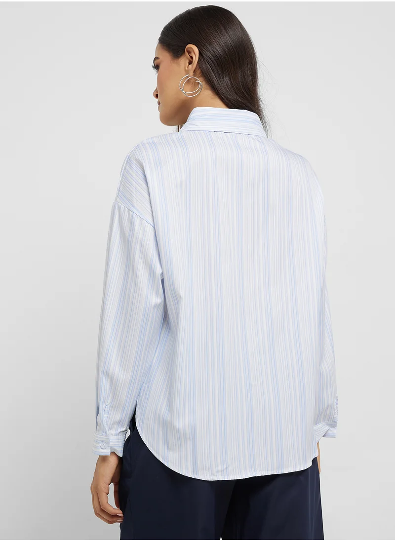 ايلا Striped Button Down Shirt