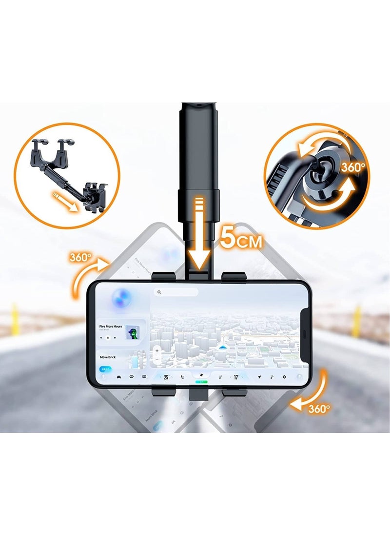 CONCORD CH117 In-Car Rearview Mirror Phone Holder  - Image 5