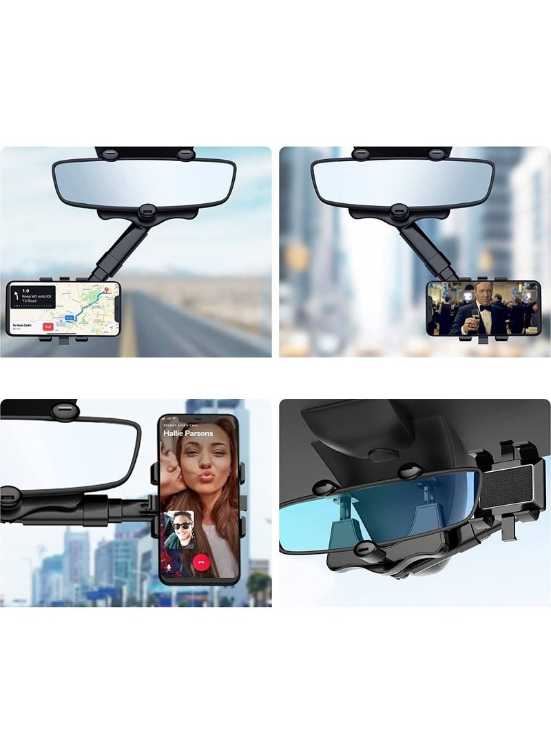 CONCORD CH117 In-Car Rearview Mirror Phone Holder  - Image 4