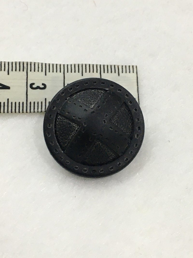 Karan Tuhafiye Karan Haberdashery Trench Coat Button Black - Image 3