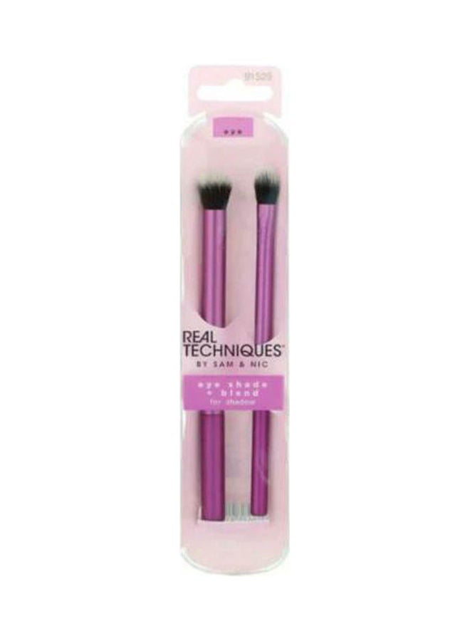 Eye shade Blend eye makeup shadow brush  2pcs set duo Purple