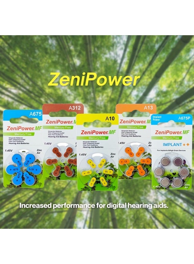 ZeniPower بطاريات سماعات الأذن زيني باور الحجم: 13 (60 بطارية) - Image 5