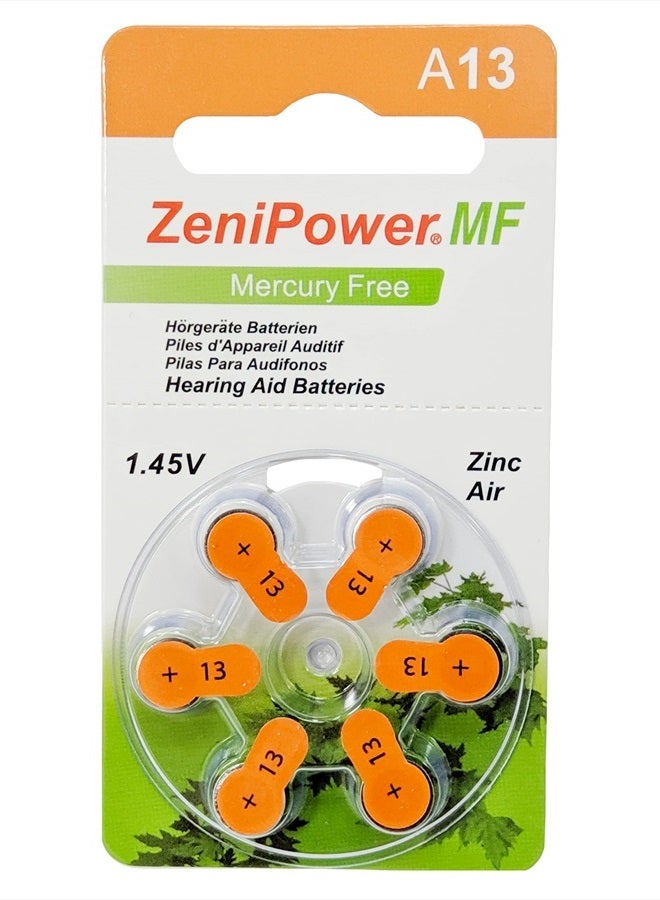 ZeniPower بطاريات سماعات الأذن زيني باور الحجم: 13 (60 بطارية) - Image 1