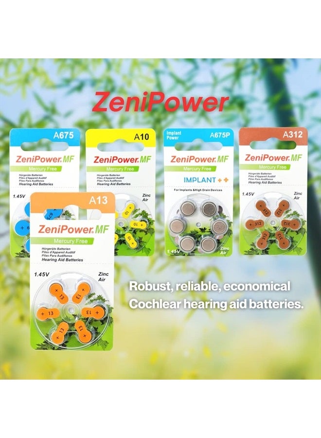 ZeniPower بطاريات سماعات الأذن زيني باور الحجم: 13 (60 بطارية) - Image 3