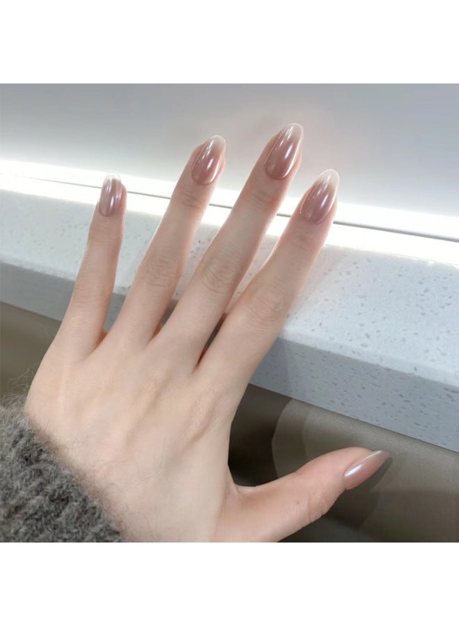 Little Red Book Explosive Wearing Armor Pure Light Luxury Phototherapy Nail Pieces Removable Fake Nail Pieces